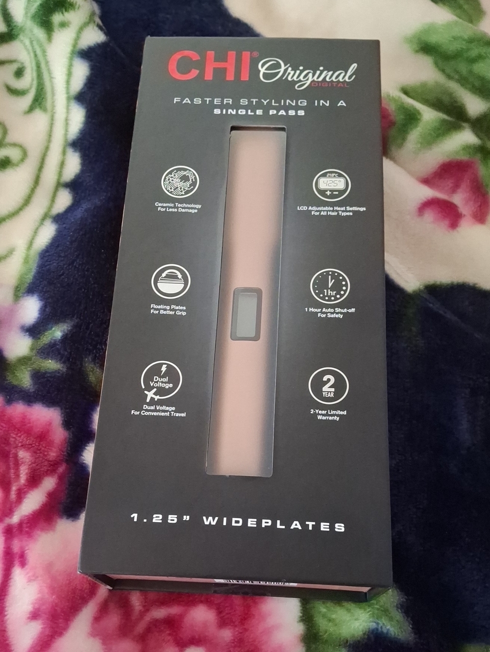 CHI Original 1.25" Wideplate Flat Iron - Pink